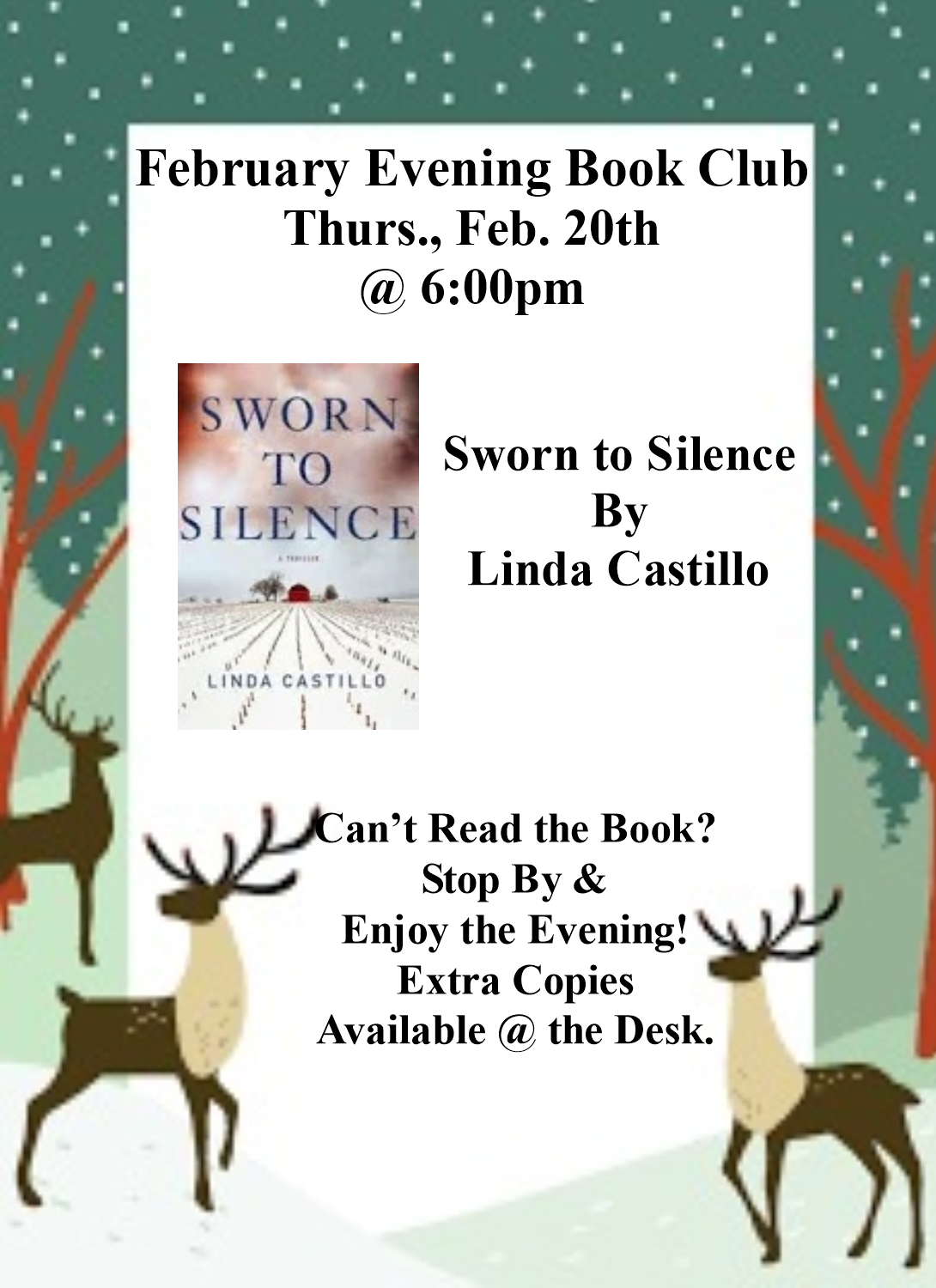 February Evening Book Club