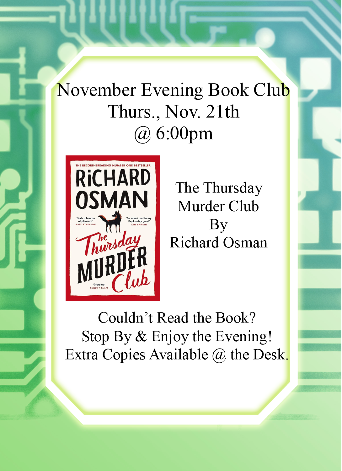 November Evening Book Club